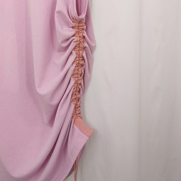 New w /Tags Fabletics Cashel Side Cinch Tank Top Blush Pink Med(6-8) - Picture 4 of 9